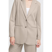 Beige Recycled Polyester Suits & Blazer