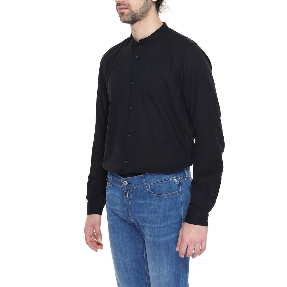 Black Cotton Shirt