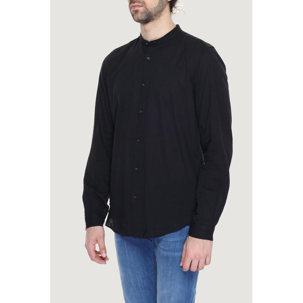 Black Cotton Shirt