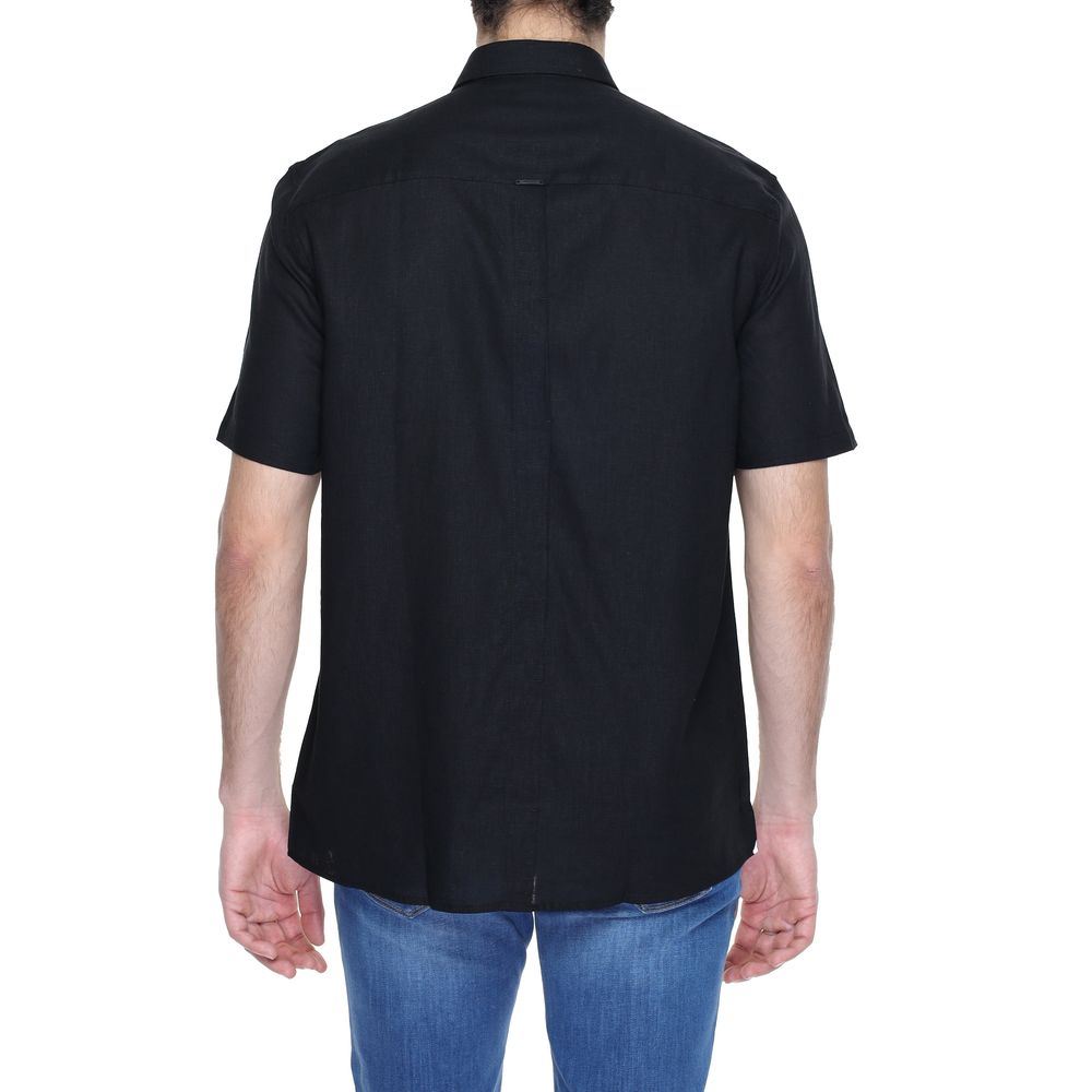 Black Linen Shirt