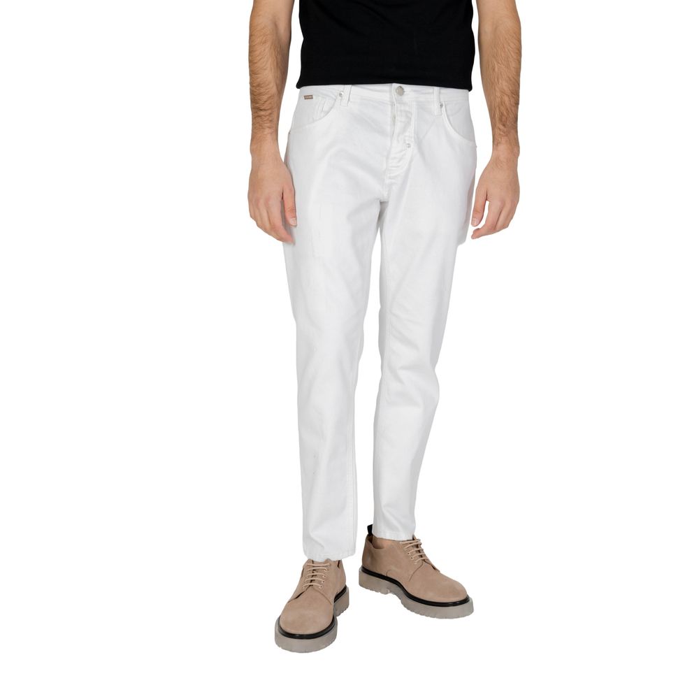 White Cotton Jeans & Pant