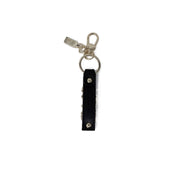 Black Leather Keychain