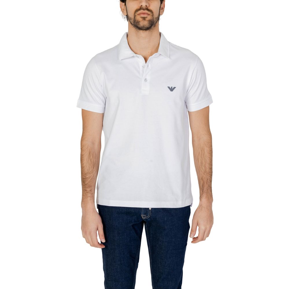 White Cotton Polo Shirt