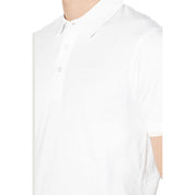 White Cotton Polo Shirt