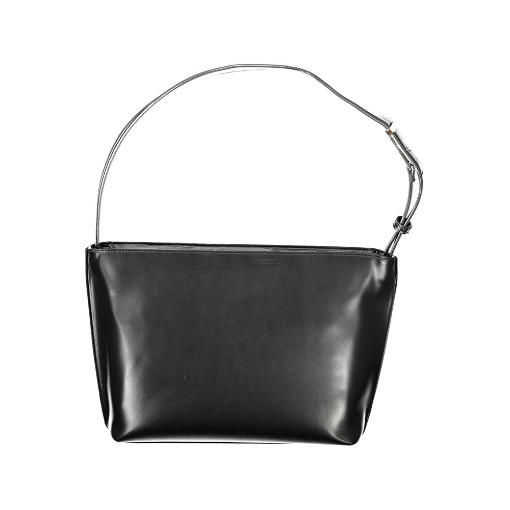 Black Polyester Handbag