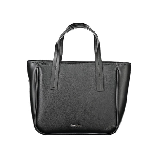 Black Polyester Handbag