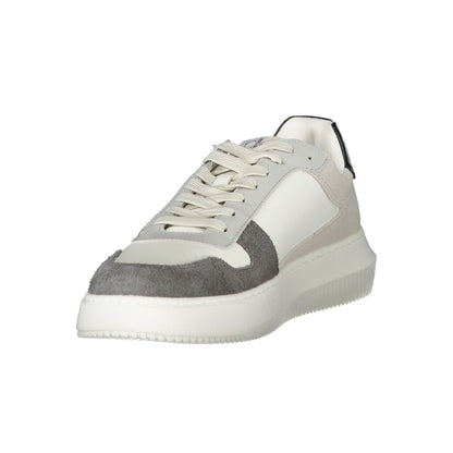 White Polyester Sneaker