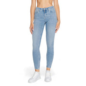 Light Blue Cotton Jeans & Pant