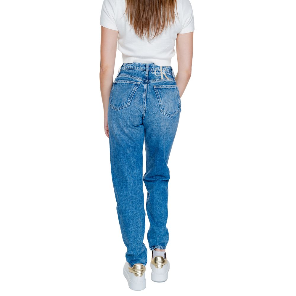 Blue Cotton Jeans & Pant