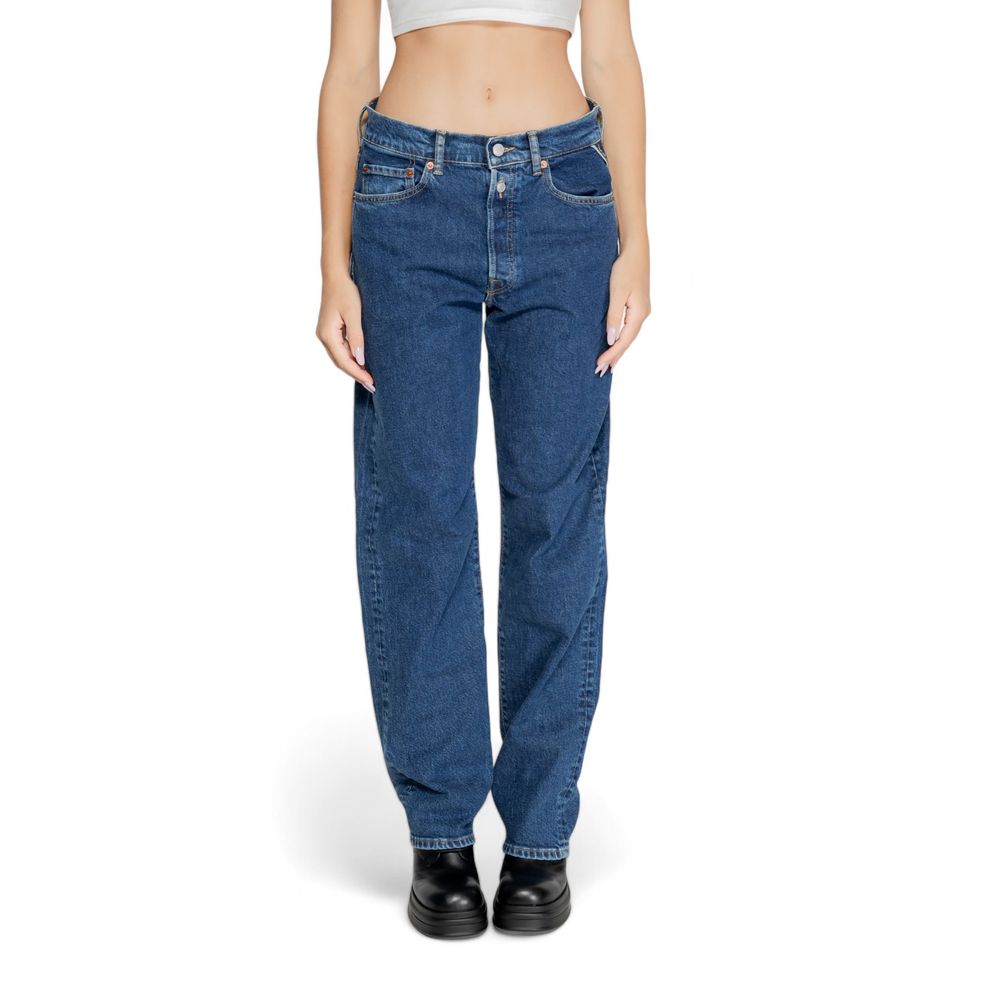 Blue Cotton Jeans & Pant