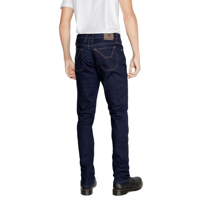 Blue Cotton Jeans & Pant