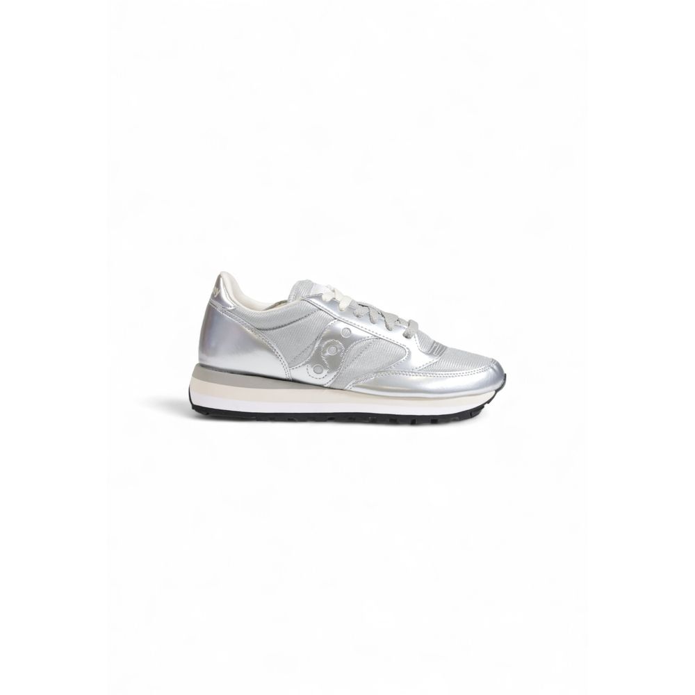 Silver Fabric Sneaker