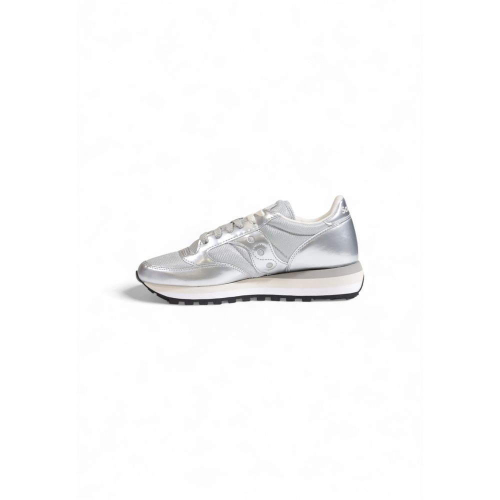 Silver Fabric Sneaker