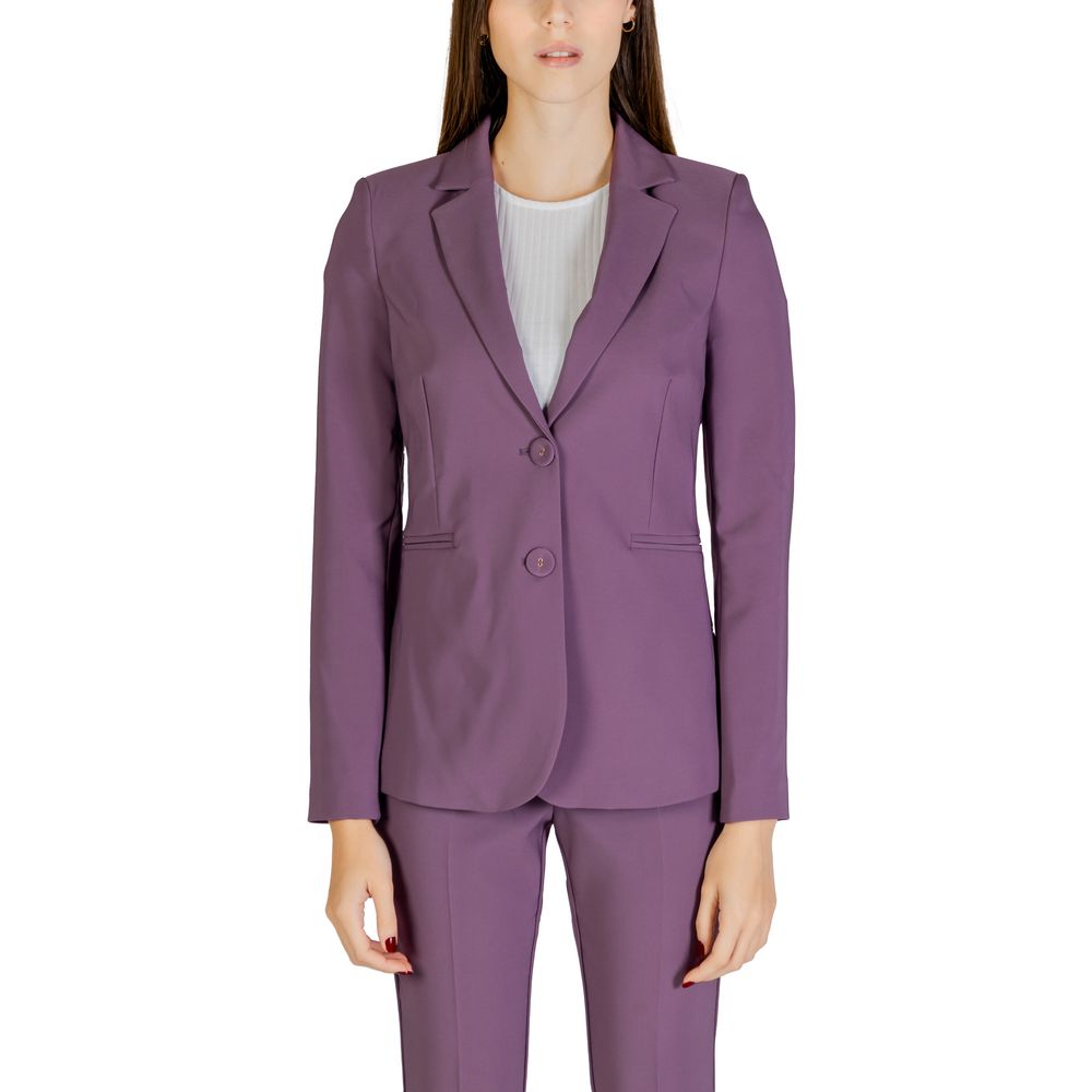 Purple Polyester Suits & Blazer