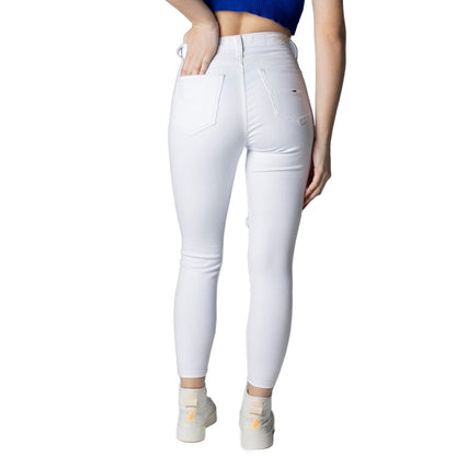 White Cotton Jeans & Pant