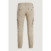 Beige Cotton Jeans & Pant