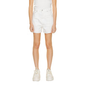 White Cotton Rigenerato Short