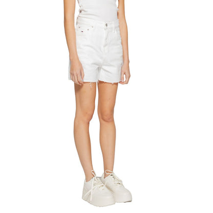 White Cotton Rigenerato Short