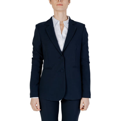 Blue Polyester Suits & Blazer