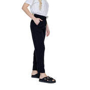 Black Viscose Jeans & Pant