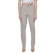 Beige Polyamide Jeans & Pant