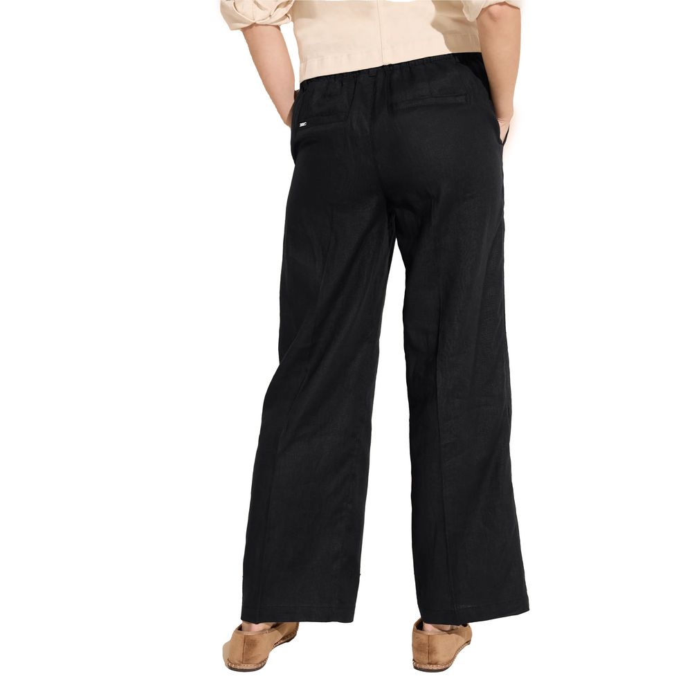 Black Linen Jeans & Pant