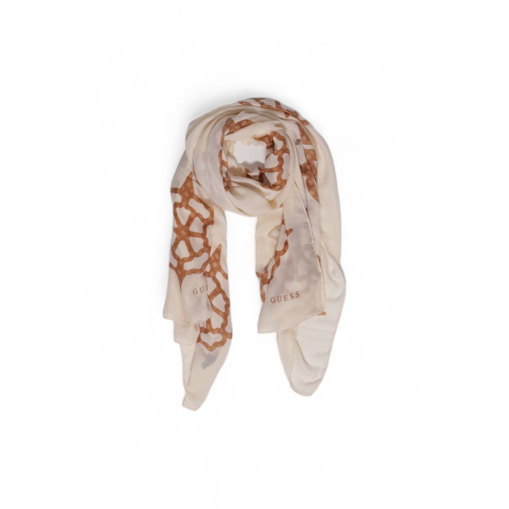 Beige Polyester Scarf