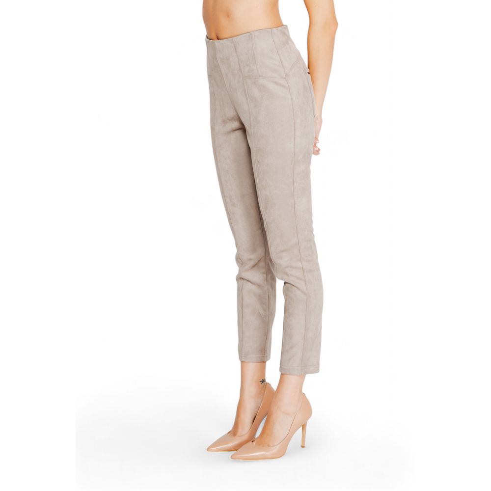 Gray Polyester Jeans & Pant