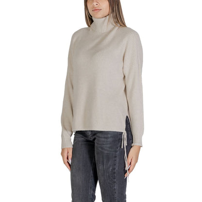 Beige Viscose Sweater