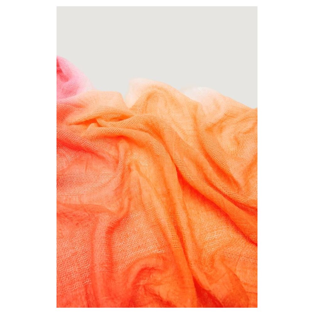 Orange Polyester Scarf