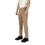 Beige Cotton Jeans & Pant