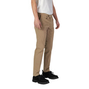 Beige Cotton Jeans & Pant