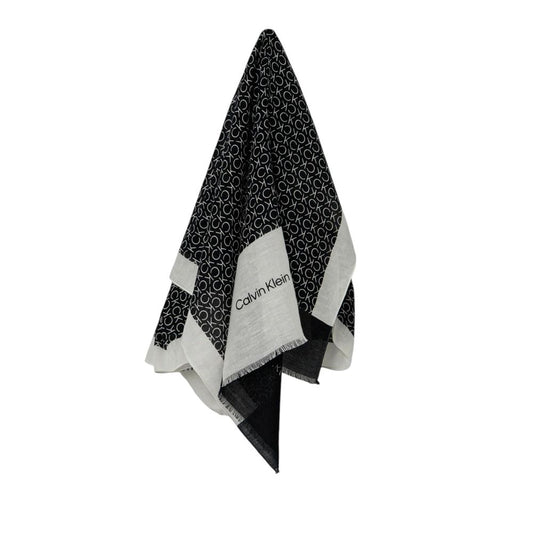 Black Cotton Scarf