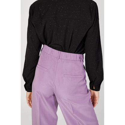 Purple Lyocell Jeans & Pant