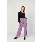 Purple Lyocell Jeans & Pant