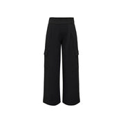 Black Polyester Jeans & Pant