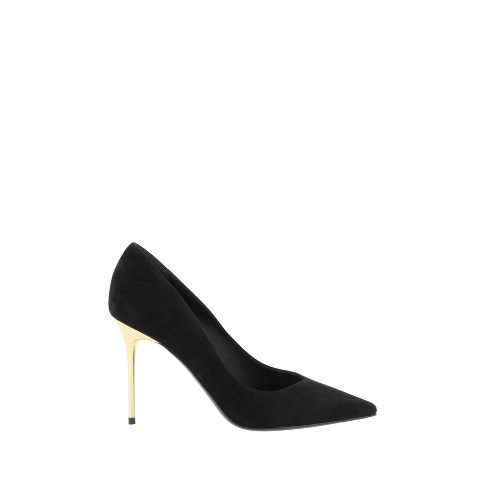 Gold heeled Pump