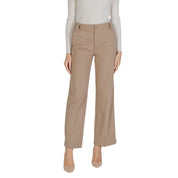 Beige Viscose Jeans & Pant