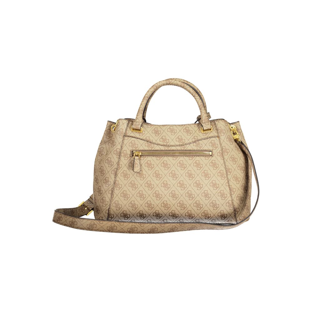 Beige Polyethylene Handbag