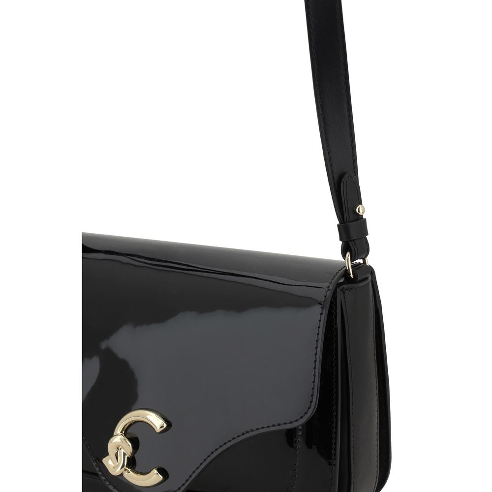 C-Me Patent Shoulder Bag