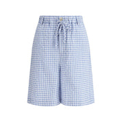 knee-length Vichy Shorts