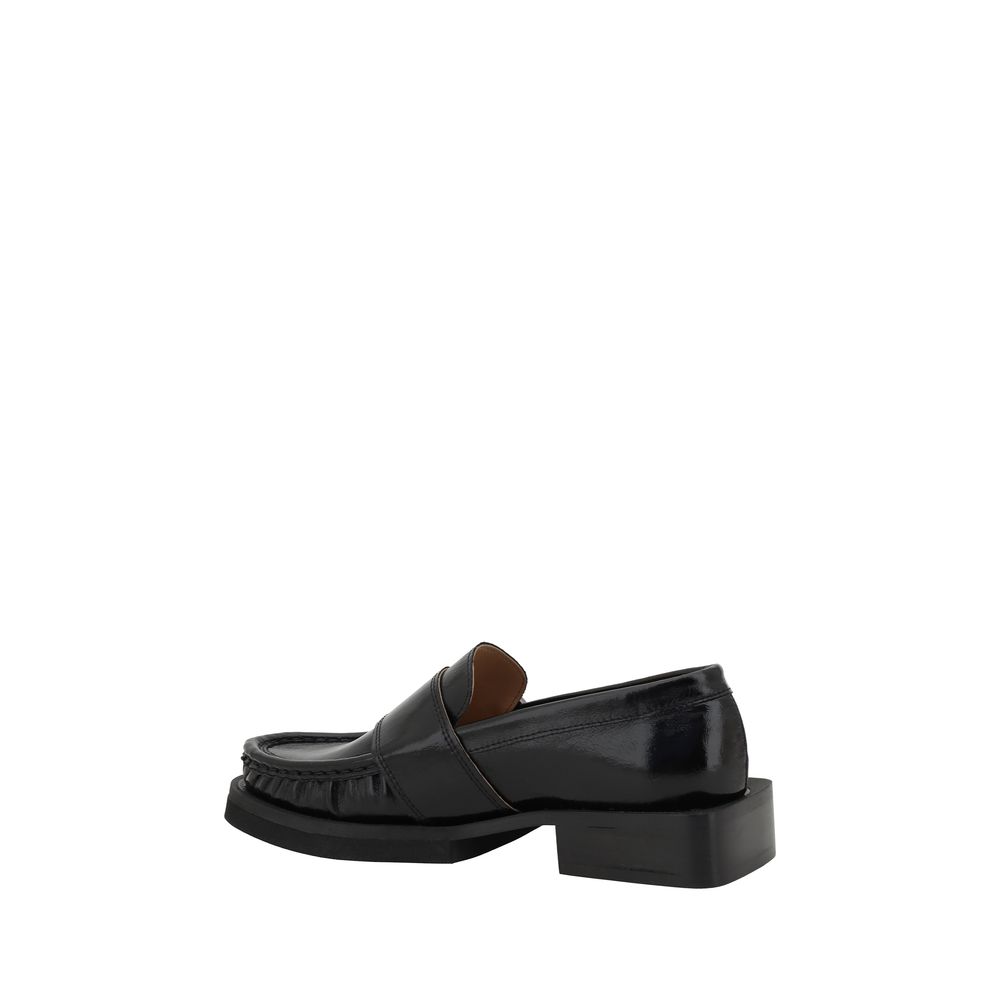 Feminine Buckle Loafers