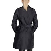 Black Polyester Jackets & Coat