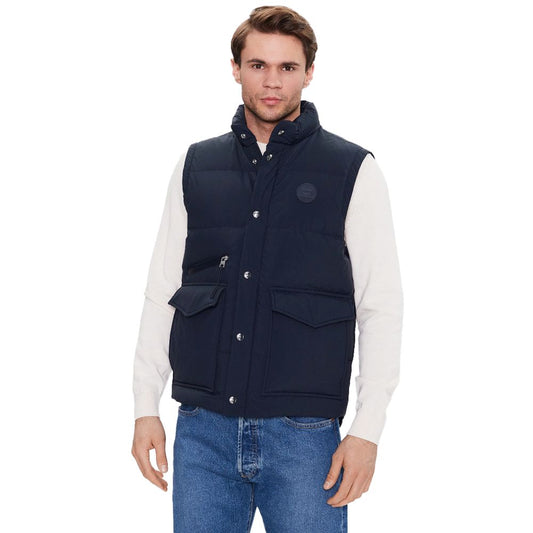 Blue Polyester Vest