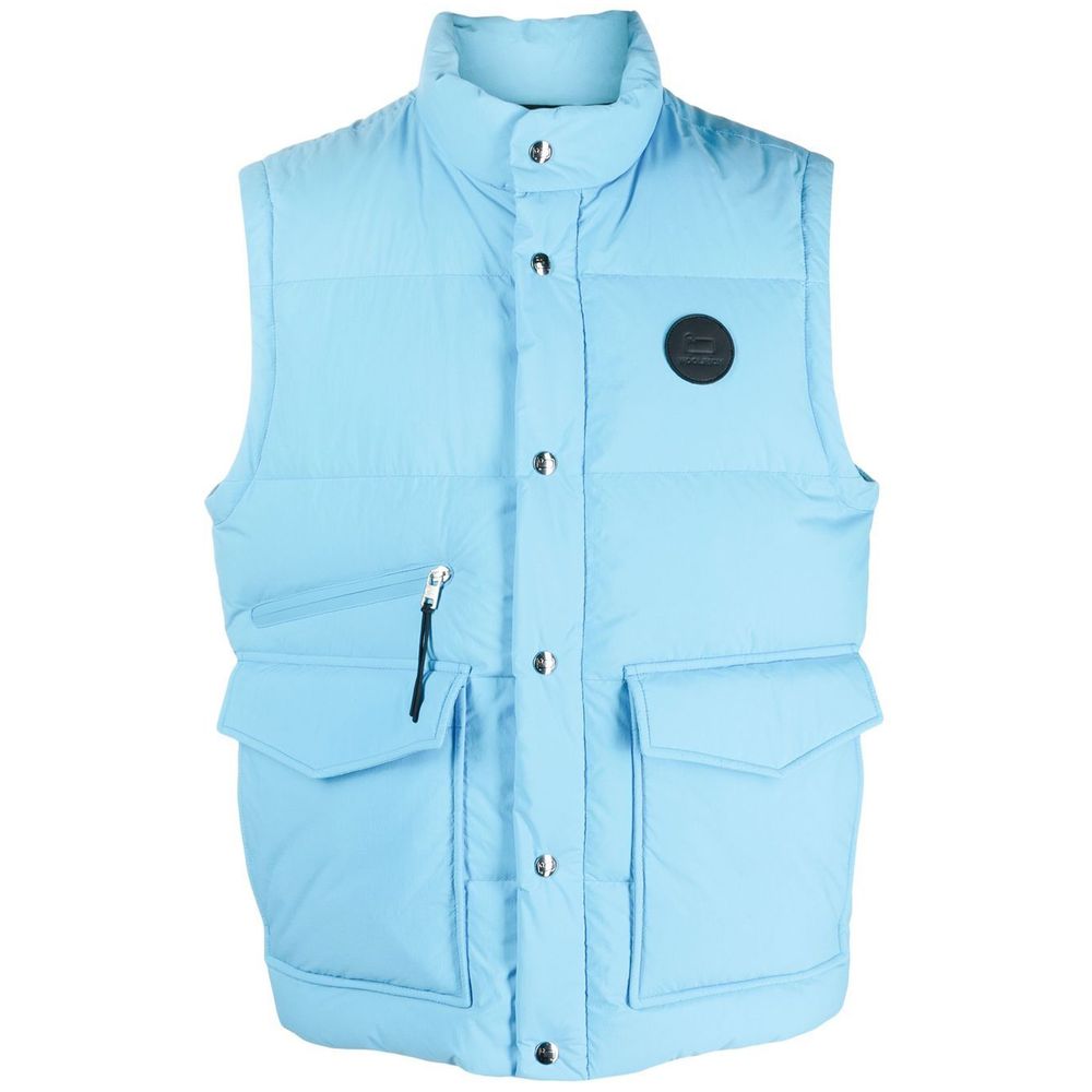 Light Blue Polyester Vest