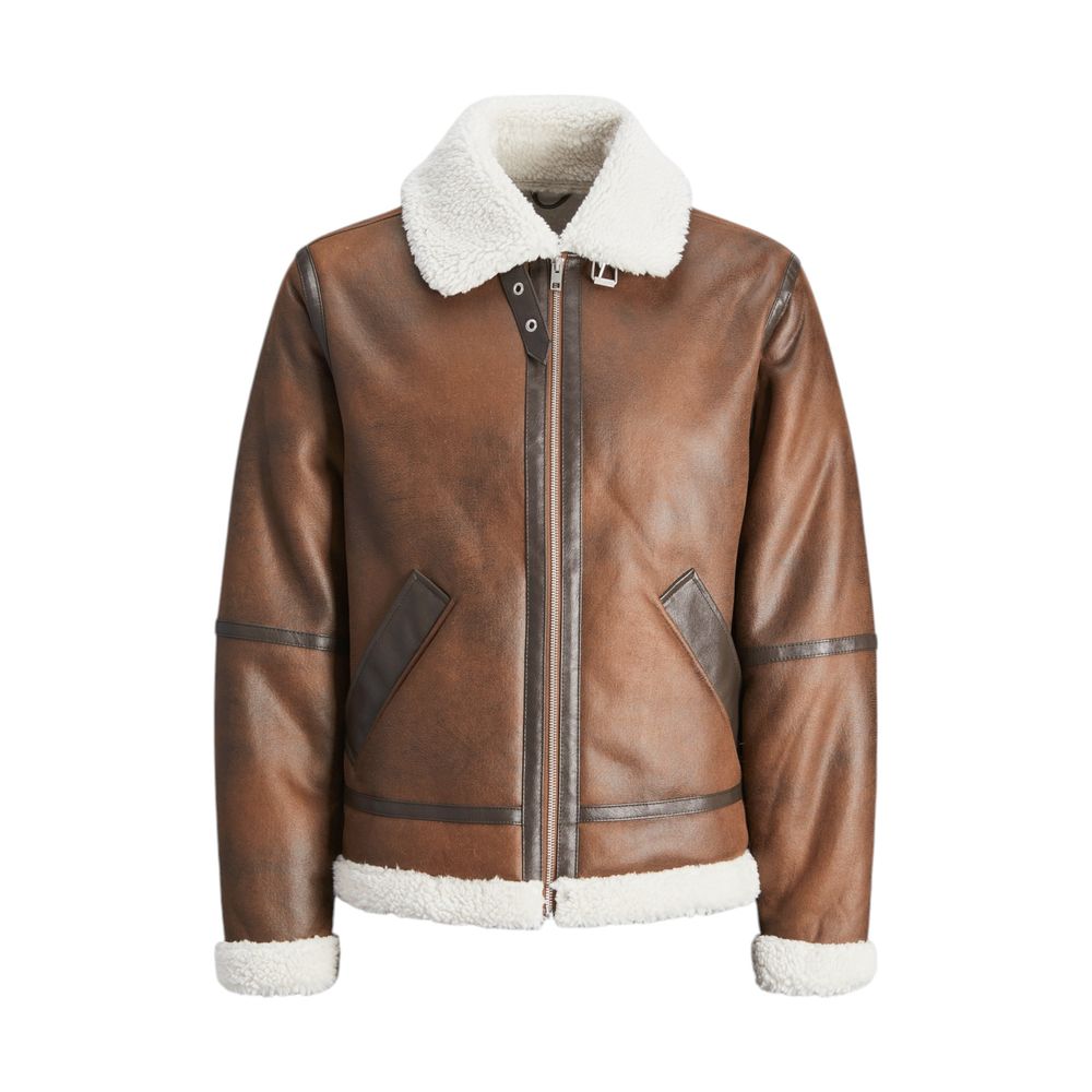 Brown Polyester Jacket