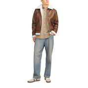 Brown Polyester Jacket