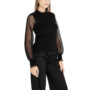 Black Viscose Tops & T-Shirt