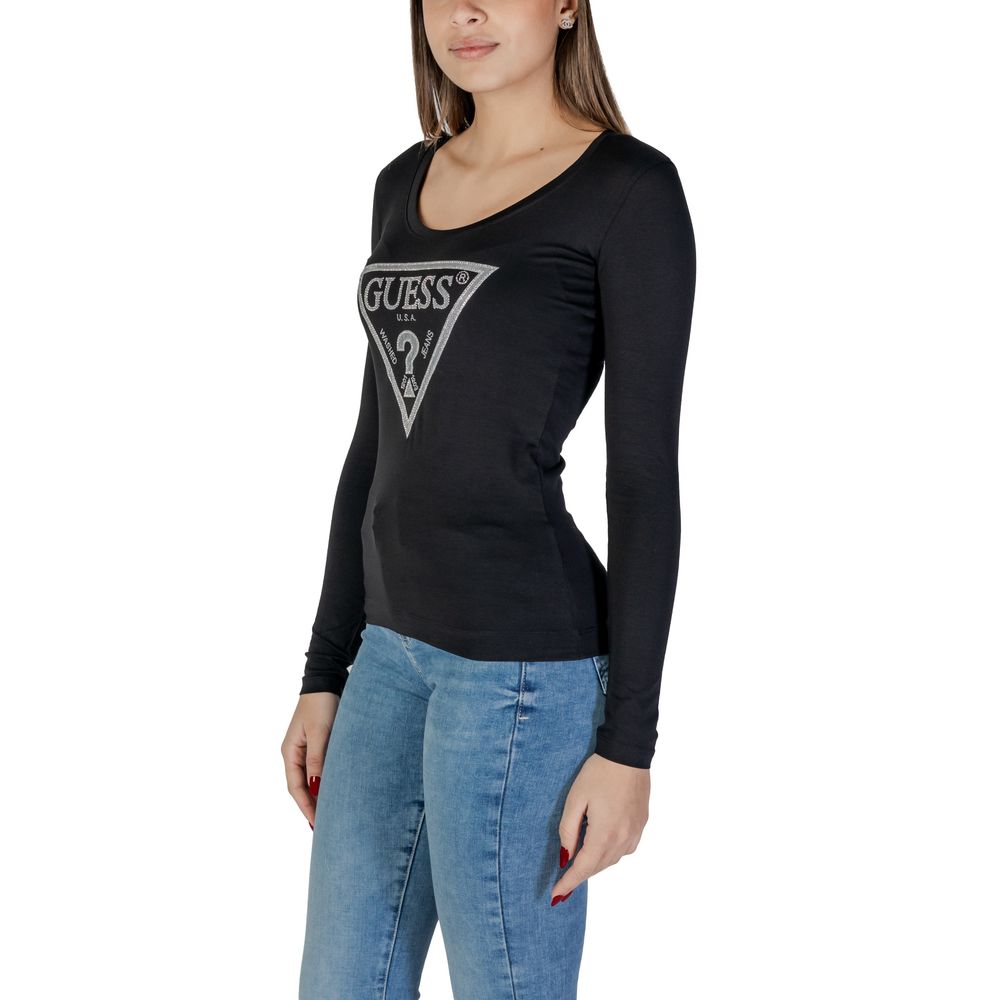 Black Cotton Tops & T-Shirt