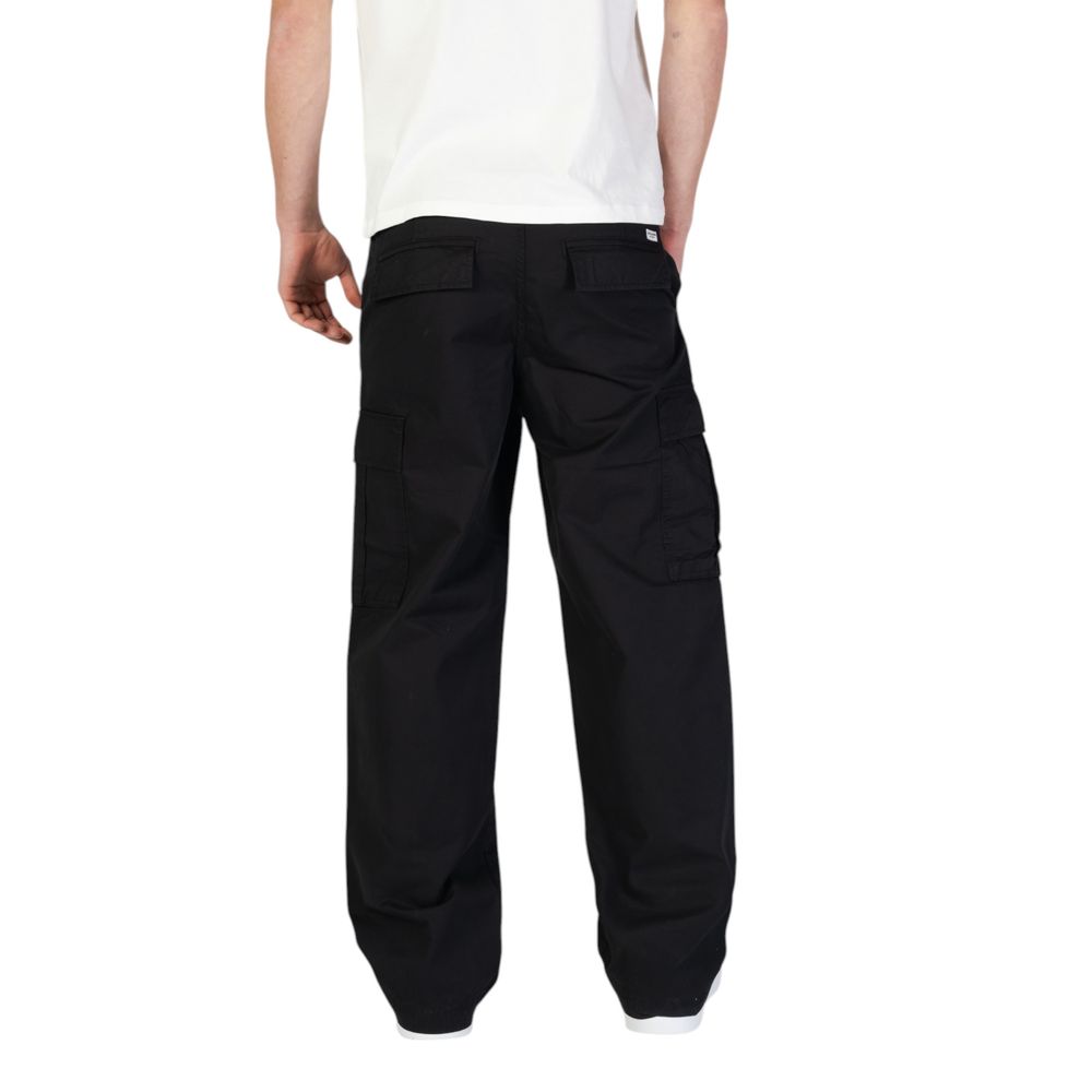 Black Cotton Jeans & Pant